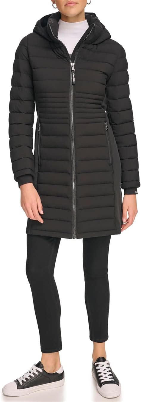 chamarra calvin klein mujer larga